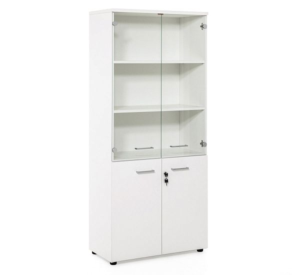 ТУР/TOUR Шкаф комбинирован. 80х182 БЕЛЫЙ