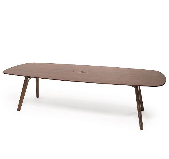 РЭЙЛ/RAIL Стол д/переговоров 280 ДУБ ТАБАК