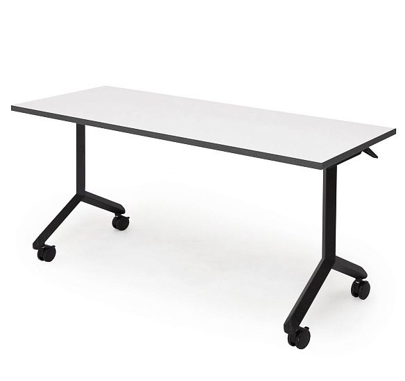 ШИФТ/SHIFT Стол поворотный 120х60 БЕЛЫЙ/ГРАФИТ/ЧЕРНЫЙ