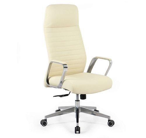 ЛАЙН/А/LINE/A Кресло руководителя БЕЖЕВЫЙ-АЛЮМ