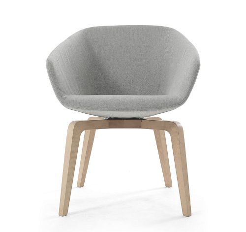 АЛМА Д/ALMA W Кресло пос, дер, автовз СЕРЫЙ/ДУБ