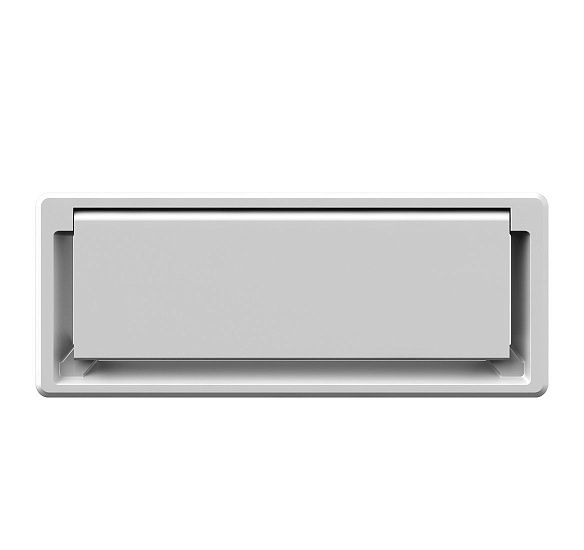 КАВЕР ЛАЙТ/COVER LIGHT Лючок прямоуг. СЕРЕБРИСТ.