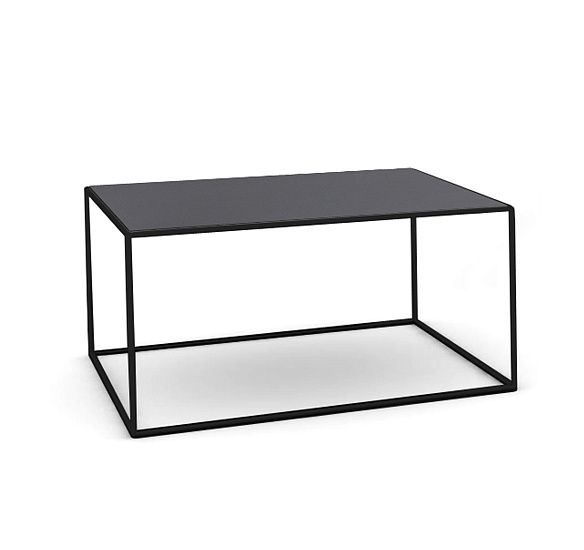 ФЕСТА/FESTA стол кофейный 80х40 ЧЕРНЫЙ/ЧЕРНЫЙ