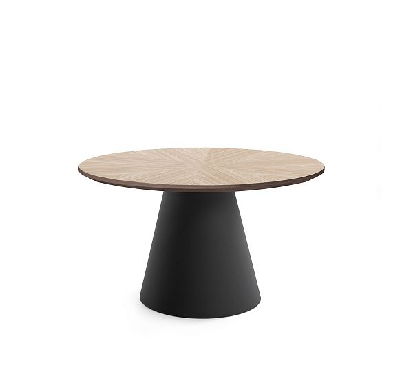 НОАЛЕ/NOALE Стол кофейный высокий СВ.ЭВКАЛИПТ/ЧЕРНЫЙ