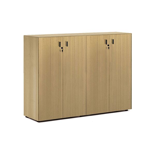 ЭНЦО/ENZO Шкаф средний в.120, 4 дв СВ.ЭВКАЛИПТ/ЧЕРНЫЙ