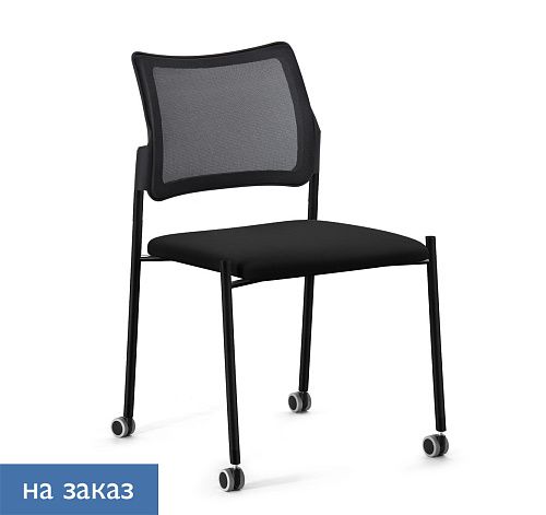 ПИНКО-СЕТКА/PINKO-MESH Кресло ч.база,б/под ЧЕРНЫЙ/ЧЕРНЫЙ/ЧЕРНЫЙ