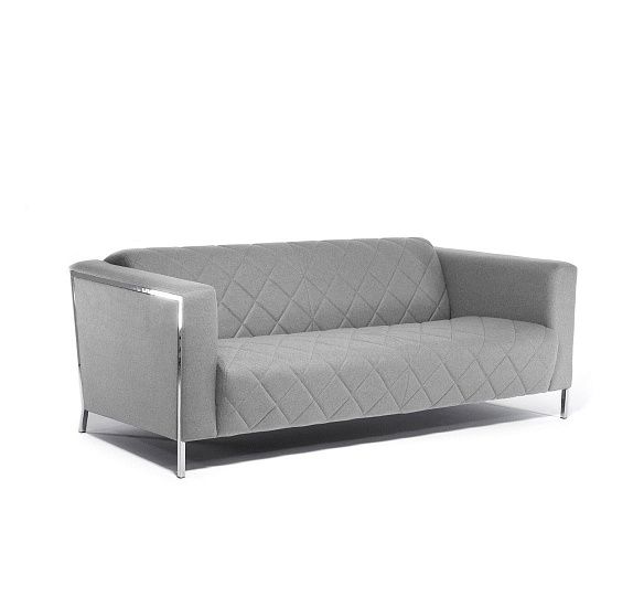 ВИСПО/VISPO 2м диван, ткань шерсть СЕРЫЙ M