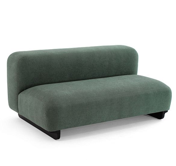 ДЖАСТ/JUST Диван 2-местный ТЕМНО-ЗЕЛЕНЫЙ