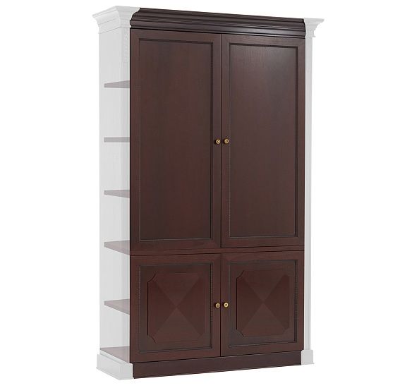 ДОЖ/DOGE Модуль 4 дер.двери 126 ОРЕХ ТАНГАНЬИКА