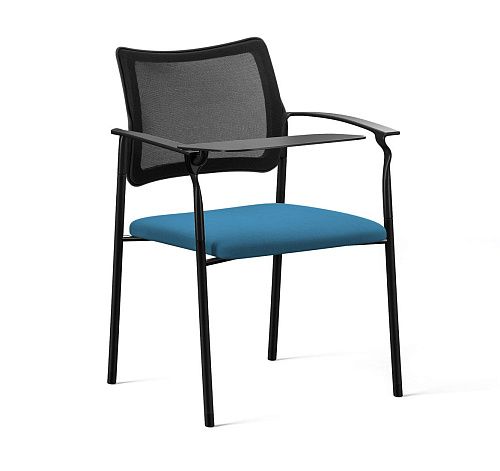 ПИНКО-СЕТКА/PINKO-MESH Кресло стол, ч.опор ЧЕРНЫЙ/ГОЛУБ/ЧЕРНЫЙ