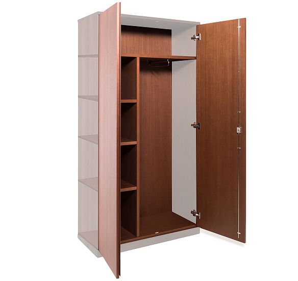 ЛАМАРИ/LAMARI Модуль гардероб широкий ИТАЛЬЯНСКИЙ ОРЕХ