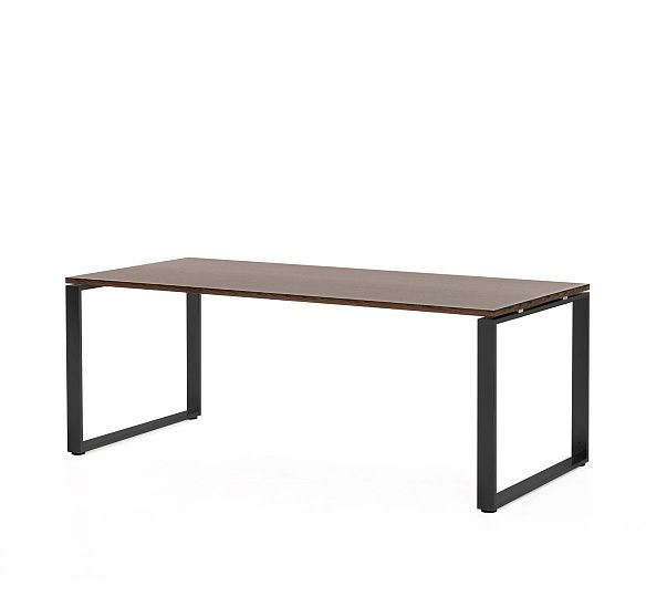 ЭКЗЕ/EXE Стол письменный 200 черн ОРЕХ/ЧЕРН