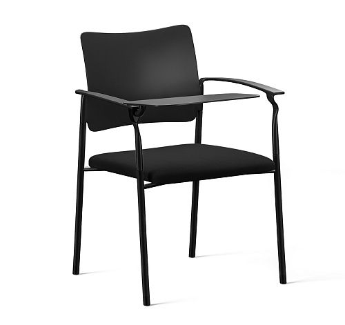 ПИНКО/PINKO Кресло со столик ч.опоры ЧЕРНЫЙ/ЧЕРНЫЙ/ЧЕРНЫЙ