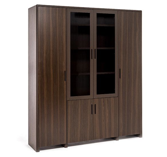 ЛЕГНО/LEGNO Шкаф д/бумаг+ гардероб ОРЕХ