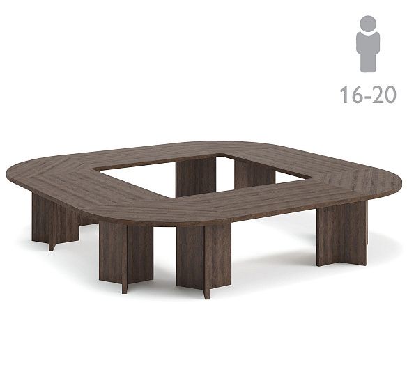 ЛАВА/LAVA Стол переговоров 360x360 ТАБАК