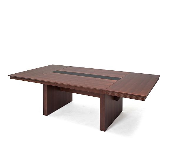 ЛАГО/LAGO Стол для переговоров 234 ИТАЛЬЯНСКИЙ ОРЕХ/ЧЕРНЫЙ