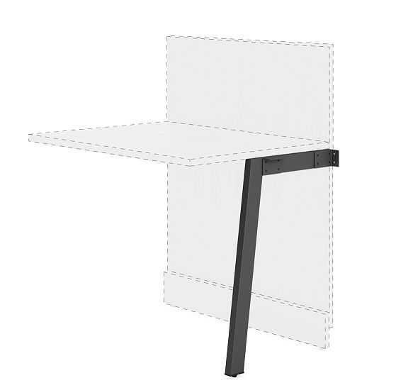 ФАСТА/FASTA Опора металл АНТРАЦИТ