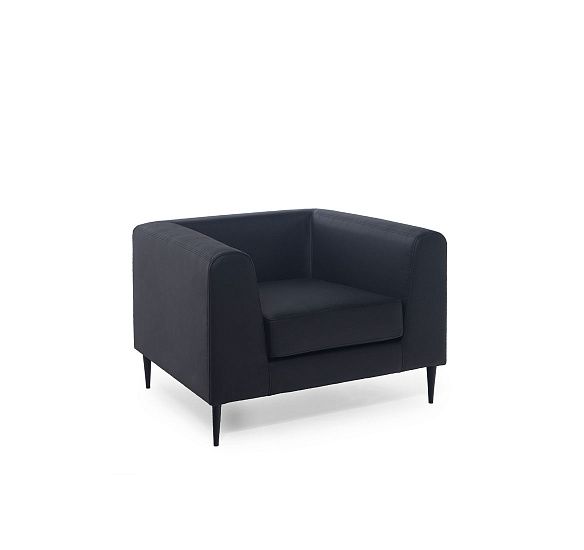 ЕВА АП/EVA UP Кресло, иск.кожа ЧЕРНЫЙ/ЧЕРНЫЙ