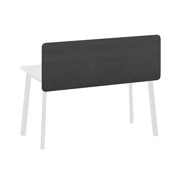 ЛИНК+/LINK+ Экран стола ткань 138 см АНТРАЦИТ