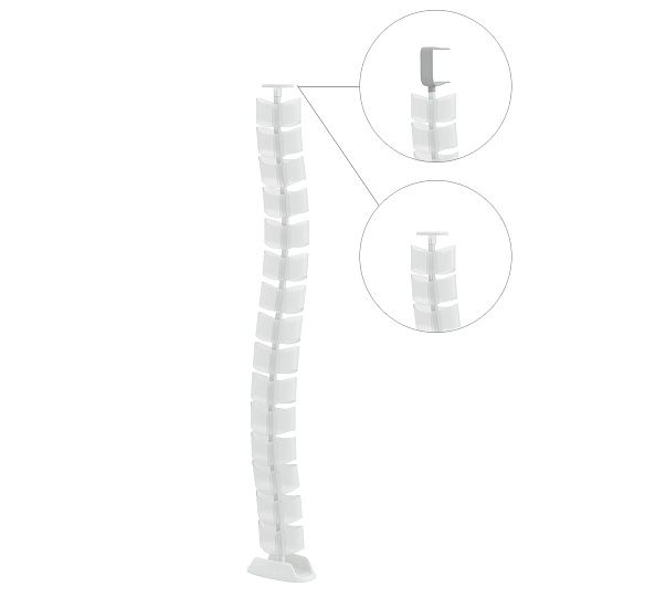 Пластиковый верт.кабель-канал ПРОЗРАЧНЫЙ