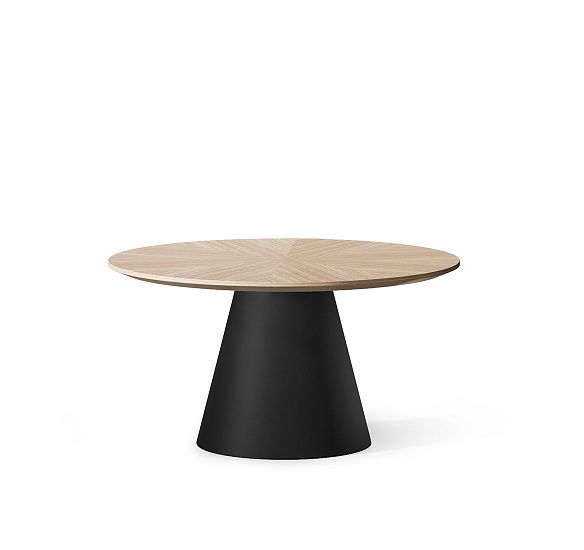 НОАЛЕ/NOALE Стол кофейный низкий СВ.ЭВКАЛИПТ/ЧЕРНЫЙ