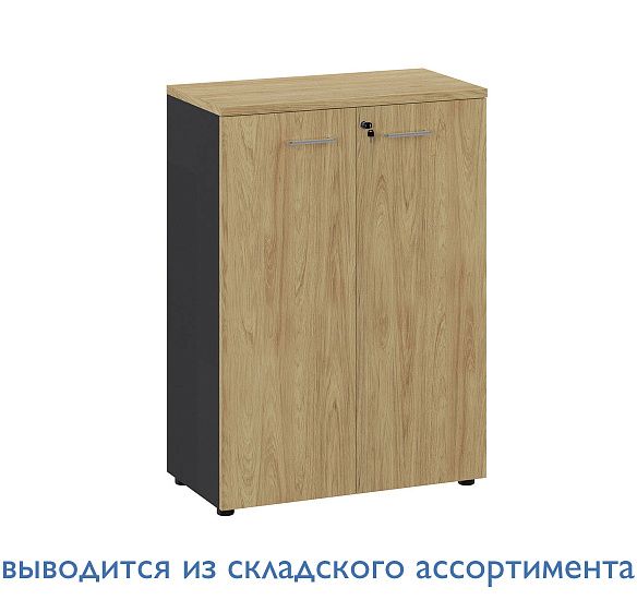 FLEX Шкаф средний 21 ГИКОРИ/ГРАФИТ