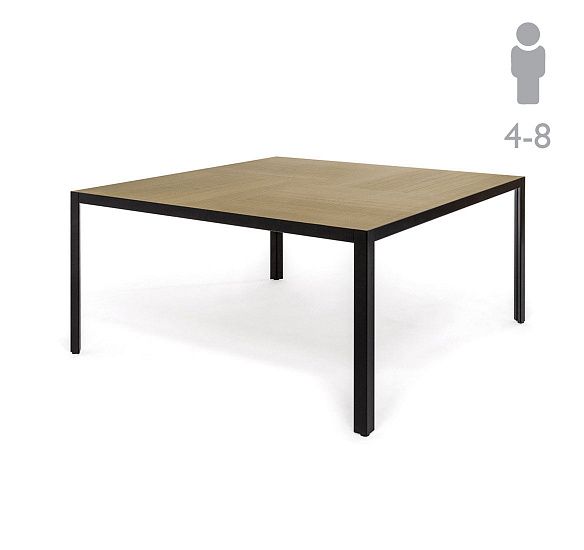 ЭНЦО/ENZO Стол письменный/перег. СВ.ЭВКАЛИПТ/ЧЕРНЫЙ