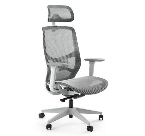 СПУТНИК/А/SPUTNIK/A Кресло рабочее сетка СЕРЫЙ/СЕРЫЙ