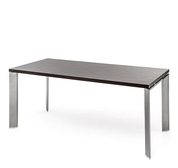 ФЕРМО/FERMO Стол 200 хром ВЕНГЕ/ХРОМ