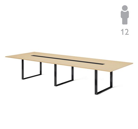 ЭКЗЕ/EXE Стол д/перегов 396 черн ДУБ СВЕТЛЫЙ/ЧЕРН