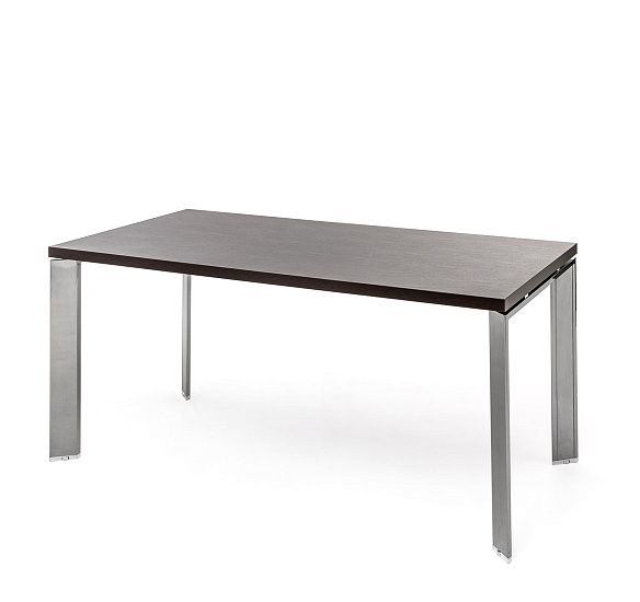 ФЕРМО/FERMO Стол 180 хром ВЕНГЕ/ХРОМ