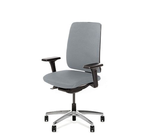 ДИОН/DION Кресло, синх, 4Д, алюм СЕРЫЙ/АЛЮМ