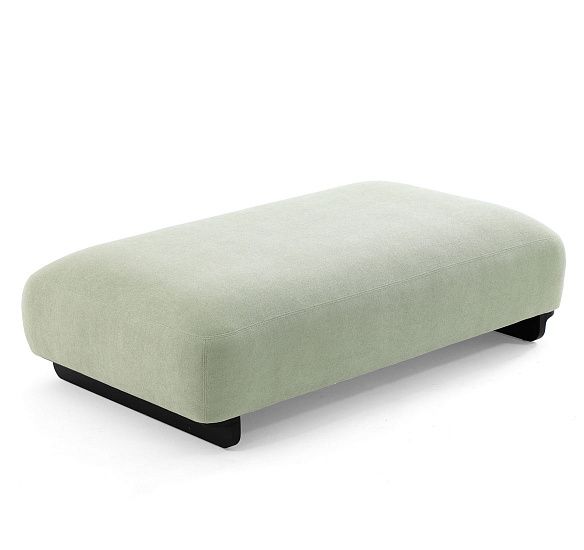 ДЖАСТ/JUST Пуф 2-местный глуб 88 МЯТНЫЙ