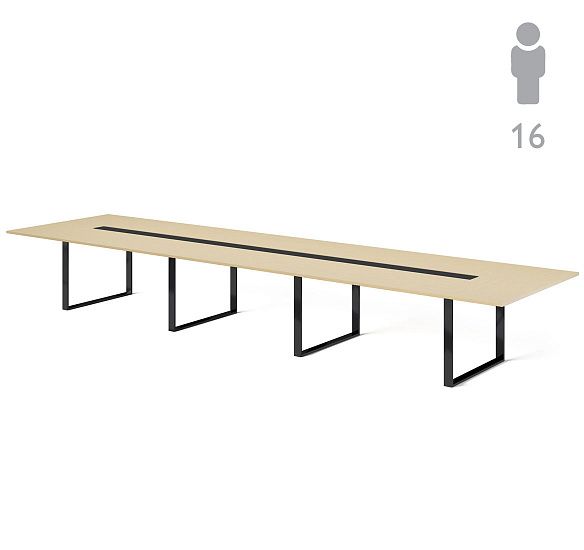 ЭКЗЕ/EXE Стол д/перегов 536 черн ДУБ СВЕТЛЫЙ/ЧЕРН