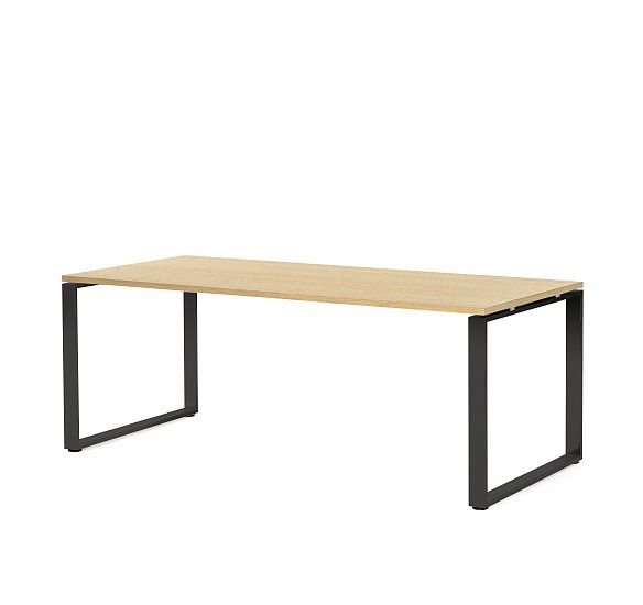 ЭКЗЕ/EXE Стол письменный 200 черн ДУБ ФЛОРЕ/ЧЕРНЫЙ