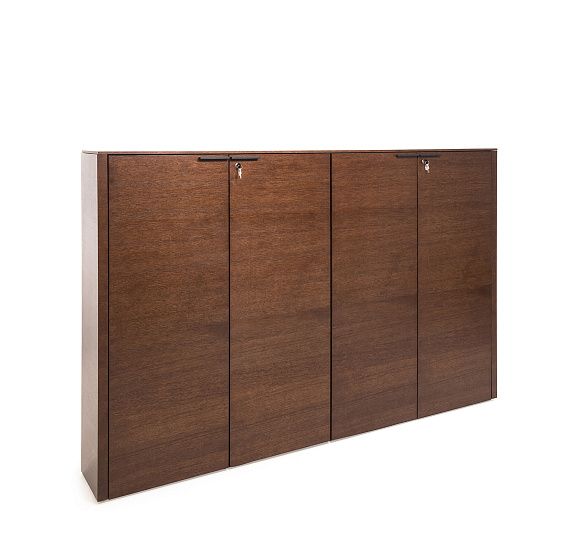 РЭЙЛ/RAIL Шкаф для бумаг х2* ДУБ ТАБАК