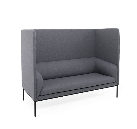 ЛИРО/LIRO Выс 2м диван,ткань шерст СЕРЫЙ M