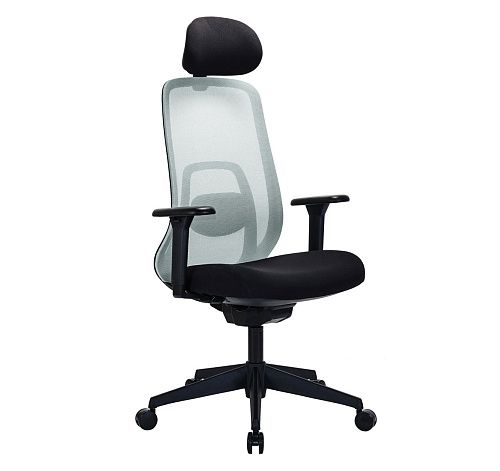 АРИЕС/ARIES Кресло рабочее пдг, черн СЕРО-ЗЕЛ/ЧЕРНЫЙ