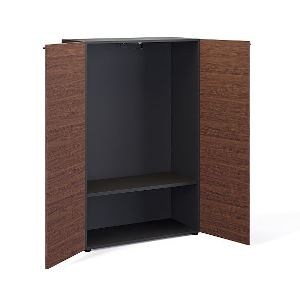 РЭЙЛ/RAIL Каркас шкафа/гардероб ДУБ ТАБАК/ЧЕРНЫЙ