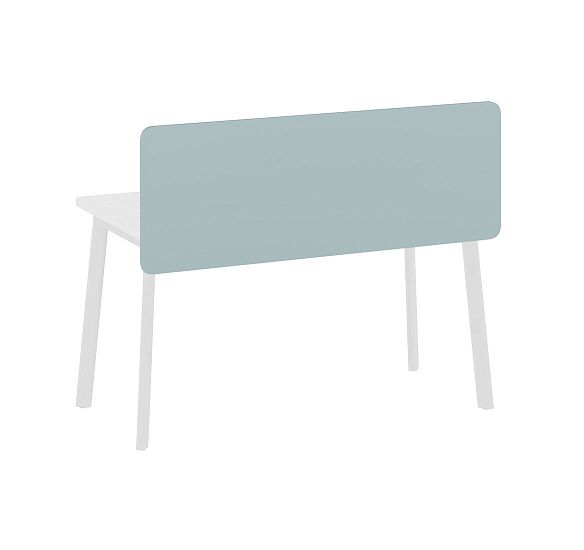 ЛИНК/LINK Экран стола ДСП 158 см СЕРО-ГОЛУБОЙ