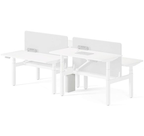 СКИД/SKID Колонна центр бенча БЕЛЫЙ