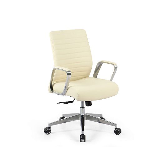 ЛАЙН/Б/LINE/B Кресло руководителя БЕЖЕВЫЙ-АЛЮМ