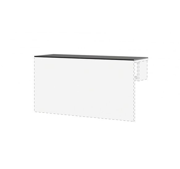 ФАСТА/FASTA Стекло на полку ЧЕРНЫЙ