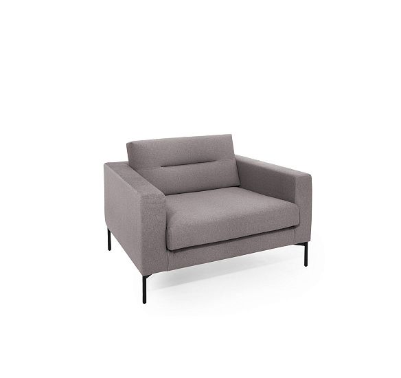 ТЕНО/TENO кресло, ткань ТЕМНО-БЕЖЕВЫЙ/ЧЕРНЫЙ