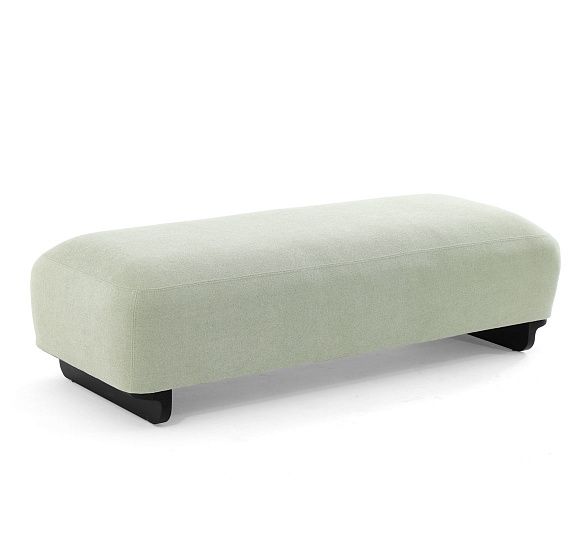 ДЖАСТ/JUST Пуф 2-местный глуб 58 МЯТНЫЙ