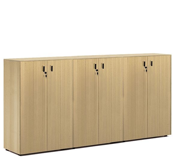 ЭКЗЕ/EXE Шкаф средний в.120, 6 дв ДУБ СВЕТЛЫЙ/ЧЕРН