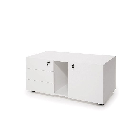 УНИО/UNIO Приставка подкатная БЕЛЫЙ