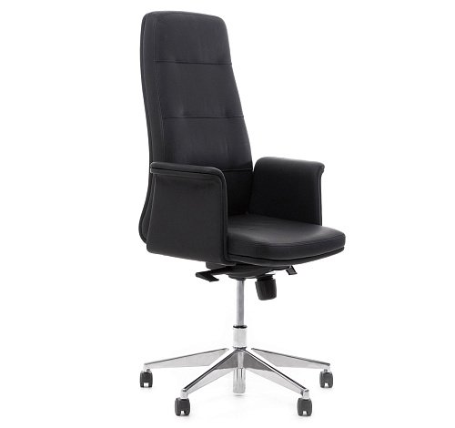 КАРЛ/А/KARL/A Кресло руководит ЧЕРНЫЙ/АЛЮМ