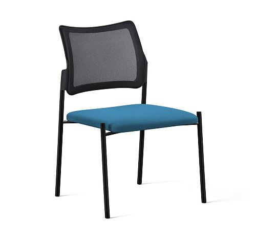 ПИНКО-СЕТКА/PINKO-MESH Кресло ч.опоры, б/п ЧЕРНЫЙ/ГОЛУБ/ЧЕРНЫЙ