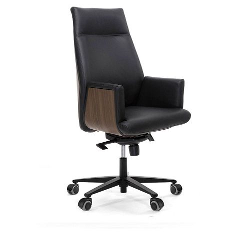 ЗЕВС/А/ZEUS/A Кресло руководит ч/орех ОРЕХ/ЧЕРНЫЙ/ЧЕРНЫЙ
